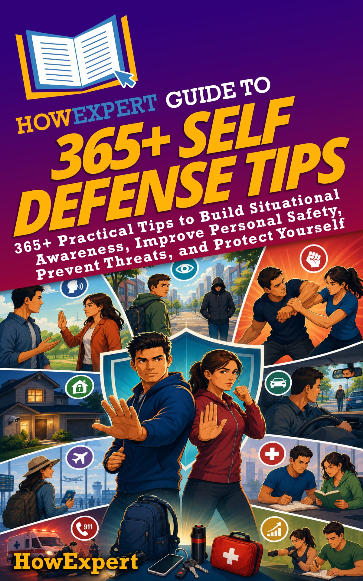 HowExpert Guide to 365+ Self Defense Tips