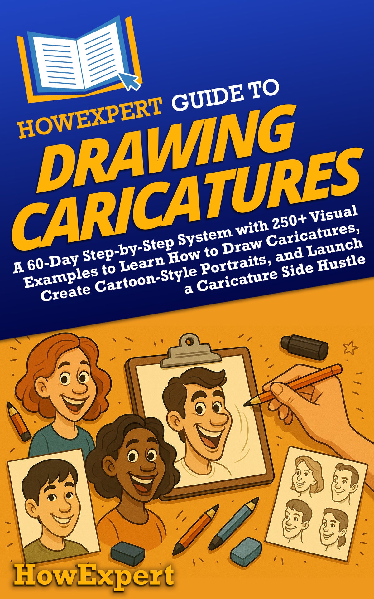 HowExpert Guide to Drawing Caricatures